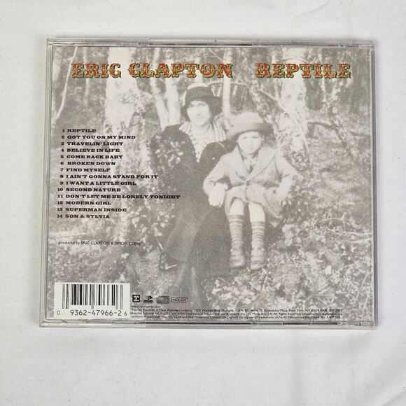 Eric Clapton Reptile CD Album 2001 - Picture 3 of 3